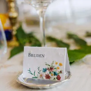 Frøpapir bordkort fra Spirpapir